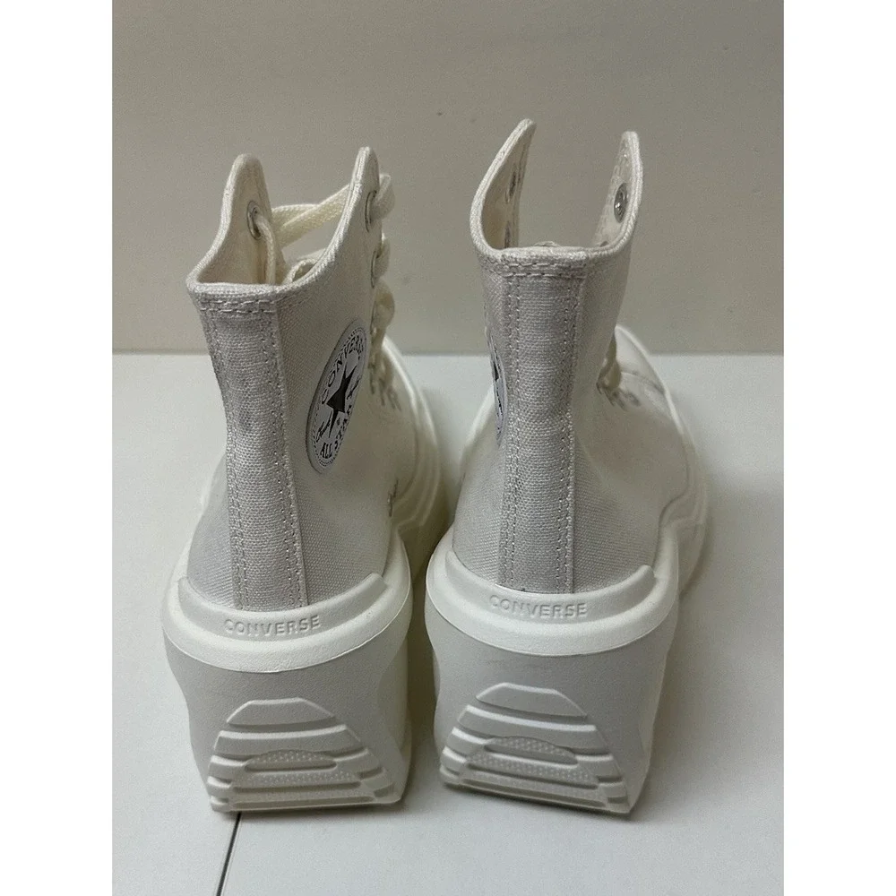 Converse Chuck 70 De Luxe Wedge Egret Women's Size 7.5 Platform Shoes NEW